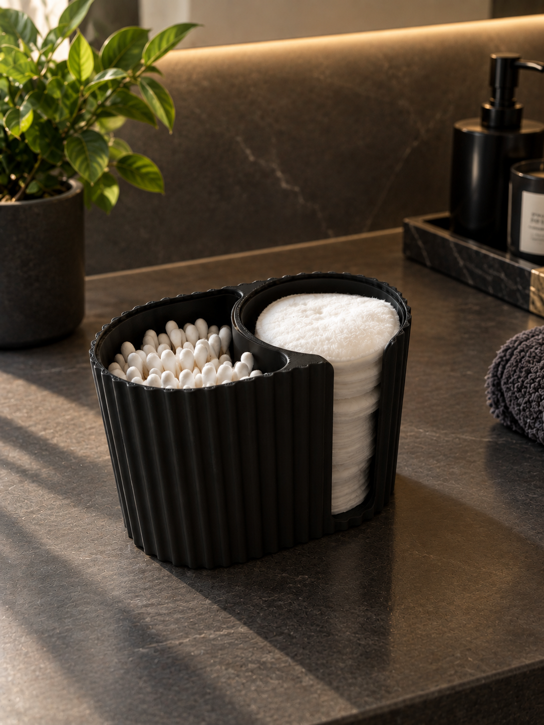 Organizer per Cotton Fioc e Dischetti Struccanti